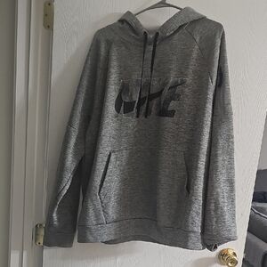 Nike Men's Charcoal Gray Hoodie